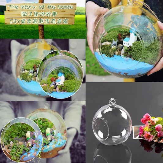 Mini Hanging Glass Ball Vase
