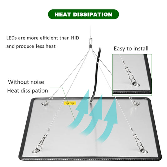 2PCS 2000W LED Grow Light