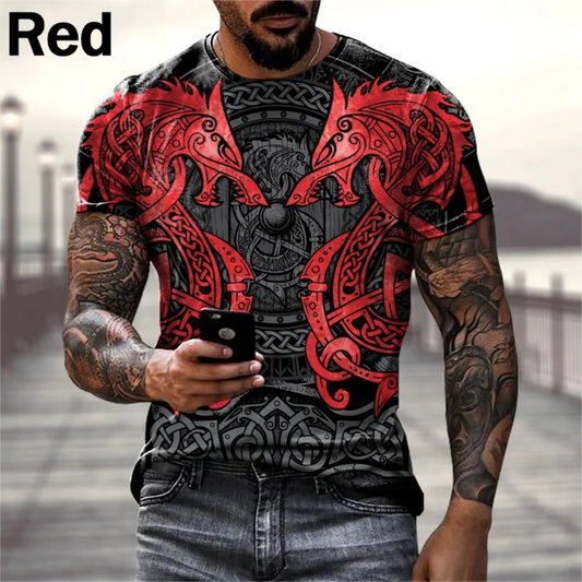 Viking Tattoo Art 3D T-Shirt