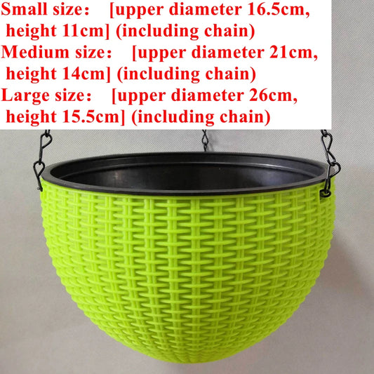 3pcs Double Pot Hanging Baskets