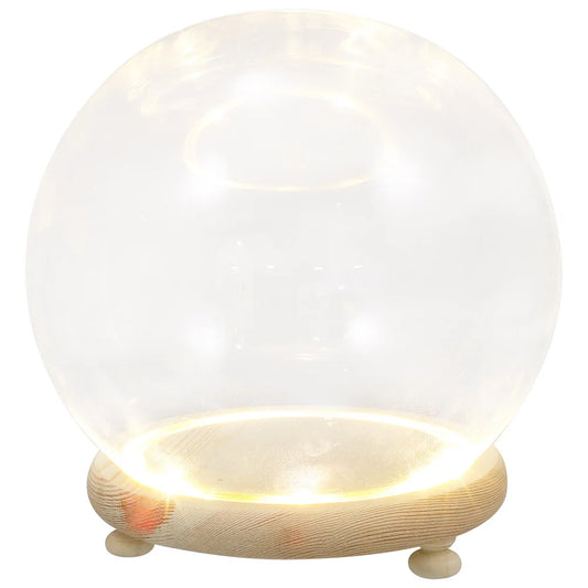 Clear Glass Dome Display Case