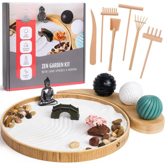 Mini Zen Garden Kit for Desk