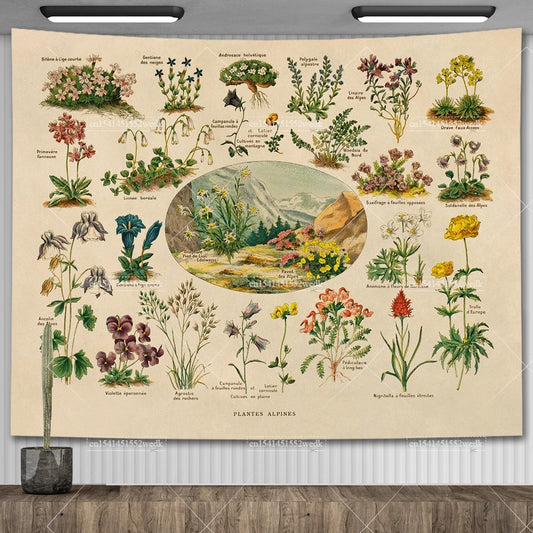 Tropical Leaves Tapestry