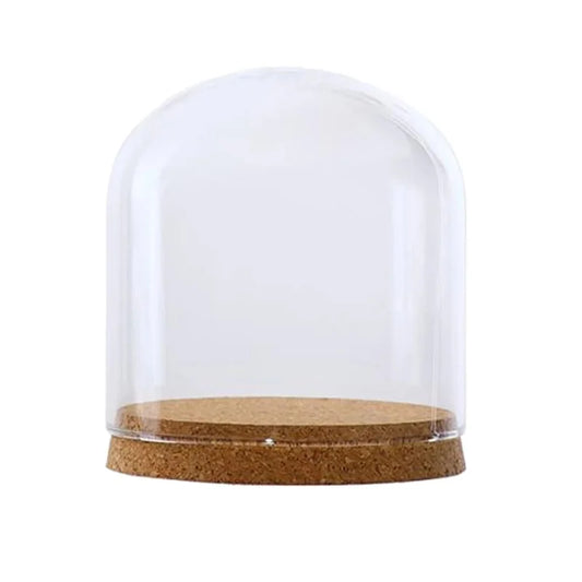 24pcs 12cm Clear Glass Terrarium Domes with Cork Base
