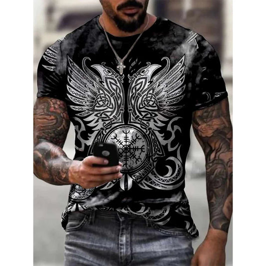 Viking Tattoo Art 3D T-Shirt