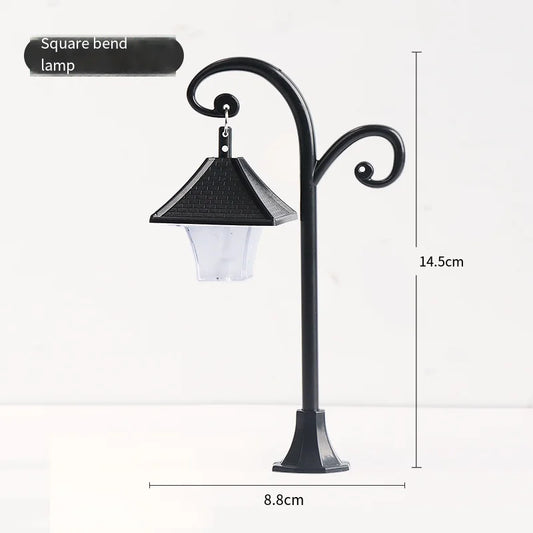 Kawaii Mini Lamp Post LED Fairy Garden Light