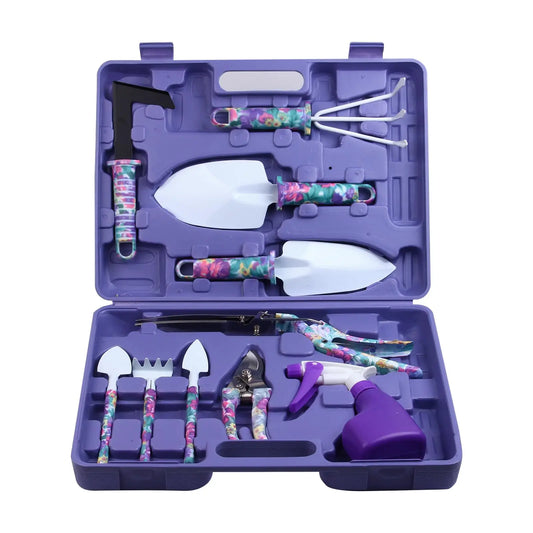 10-Piece Floral Gardening Tools Set