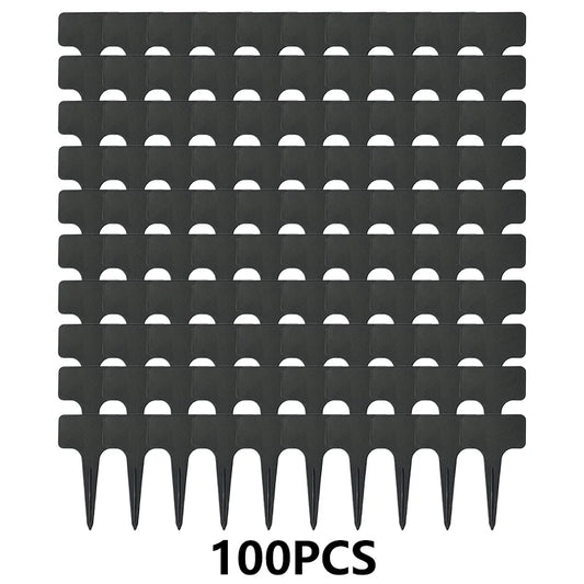 100Pcs T-Shape Plastic Plant Tags