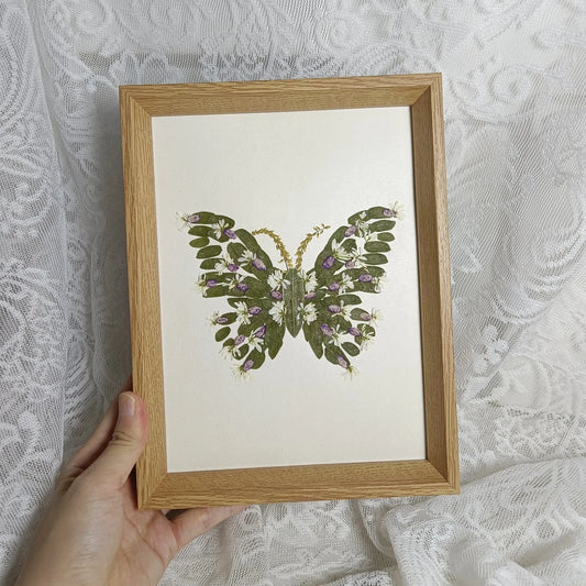 0058 Exquisite Butterfly Pressed Flower Art