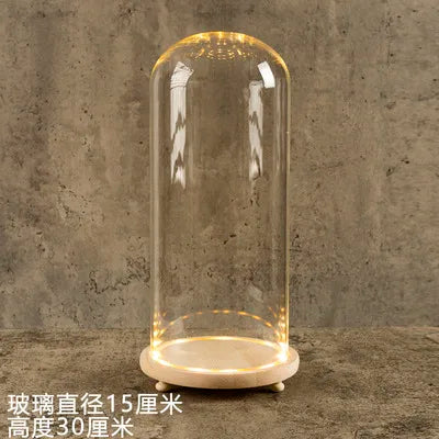 Glass Flower Display Cloche Bell Jar