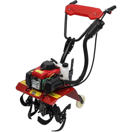 4-Stroke 63CC Gas Powered Tiller