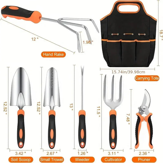 7-Piece Mini Stainless Steel Garden Tool Set