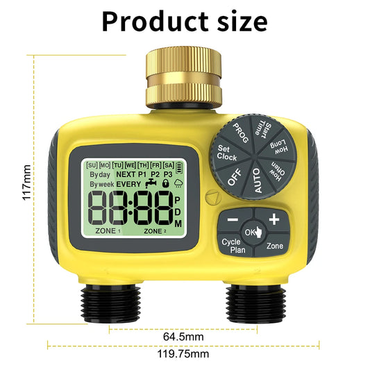 1/2-Outlet Automatic Irrigation Timer