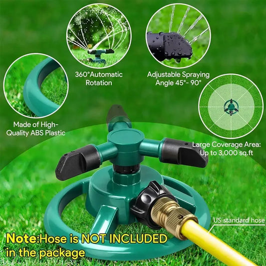 3-Nozzle Garden Sprinkler Head