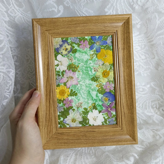 0058 Pressed Flower Envelope Art