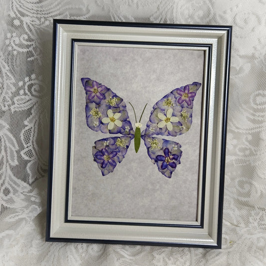 0058 Exquisite Butterfly Pressed Flower Art