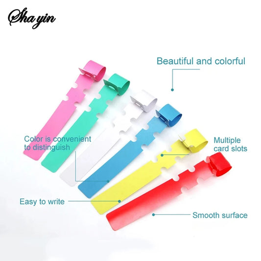 100PCS PVC Waterproof Ring Plant Labels