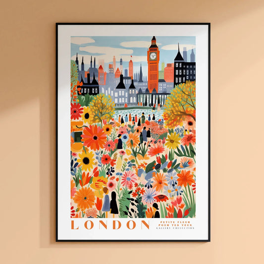Flower Market London Print