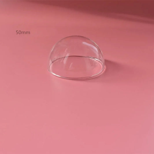 10pcs Clear Hemisphere Glass Dome Covers
