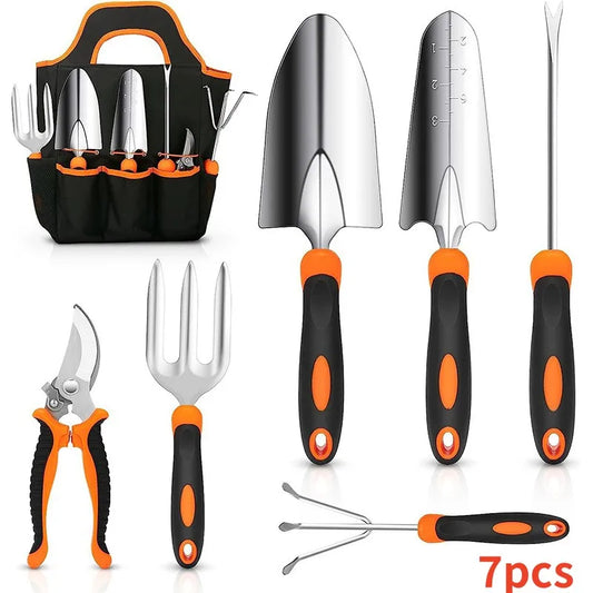 7-Piece Mini Stainless Steel Garden Tool Set