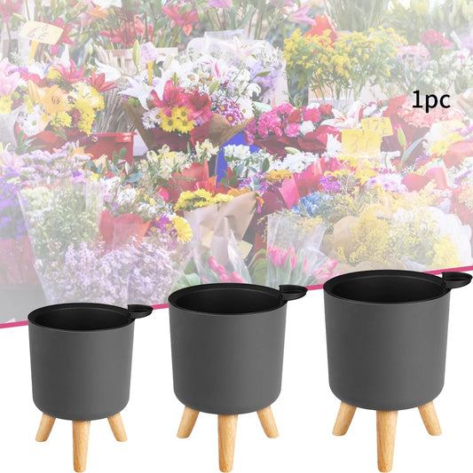 Floor-Standing Round Self-Watering Flower Pot